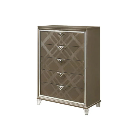 Skylar - Chest - Champagne - Furniture Home Direct