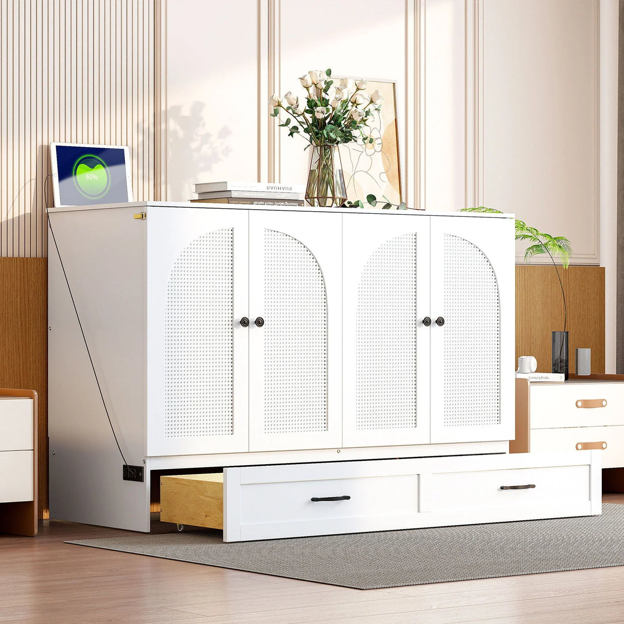 Murphy Bed With Large Drawers - Furniture Home Direct