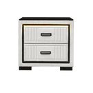 Isaiah - Nightstand With Upholstered Frame