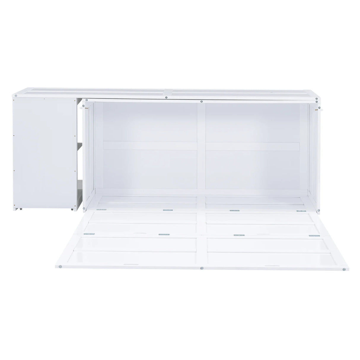 Modern Cabinet Bed With Desk and Storage - Queen Size - Furniture Home Direct