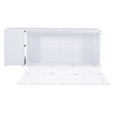 Modern Cabinet Bed With Desk and Storage - Queen Size - Furniture Home Direct