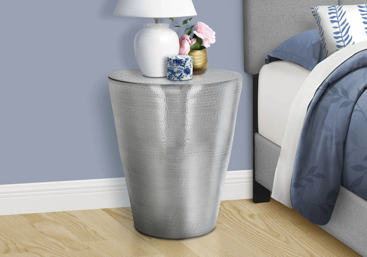 Drum Accent Side Table, Elegant Design - Furniture Home Direct