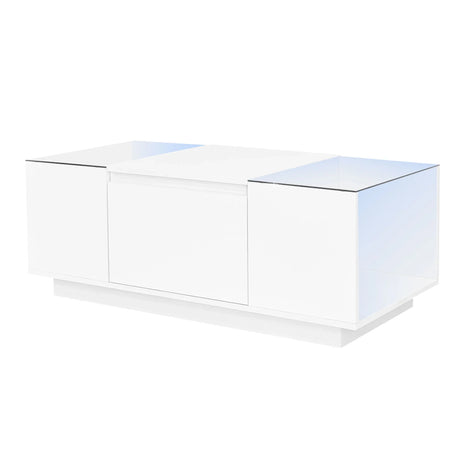 LED Coffee Table, Modern Center Table - Furniture Home Direct