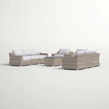 Stylish Sofa Seating Group With Cushions Perfect For Outdoor Gatherings - Furniture Home Direct