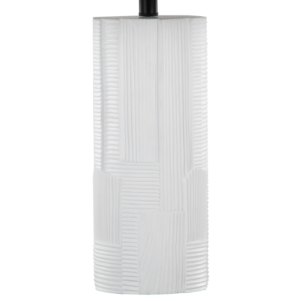 Petra - Contemporary Table Lamp (Set of 2) - Cream / Black - Furniture Home Direct
