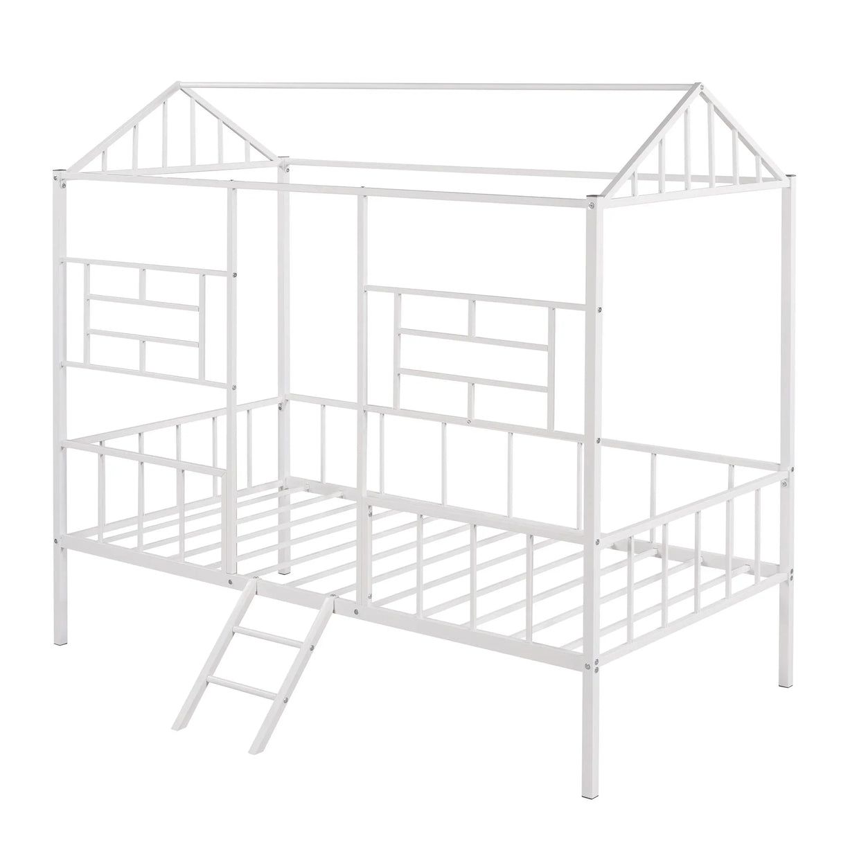 House Bed Frame With Slatted Support, No Box Spring Needed - Furniture Home Direct
