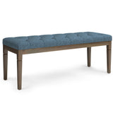Waverly - Upholstered Tufted Ottoman Bench - Furniture Home Direct