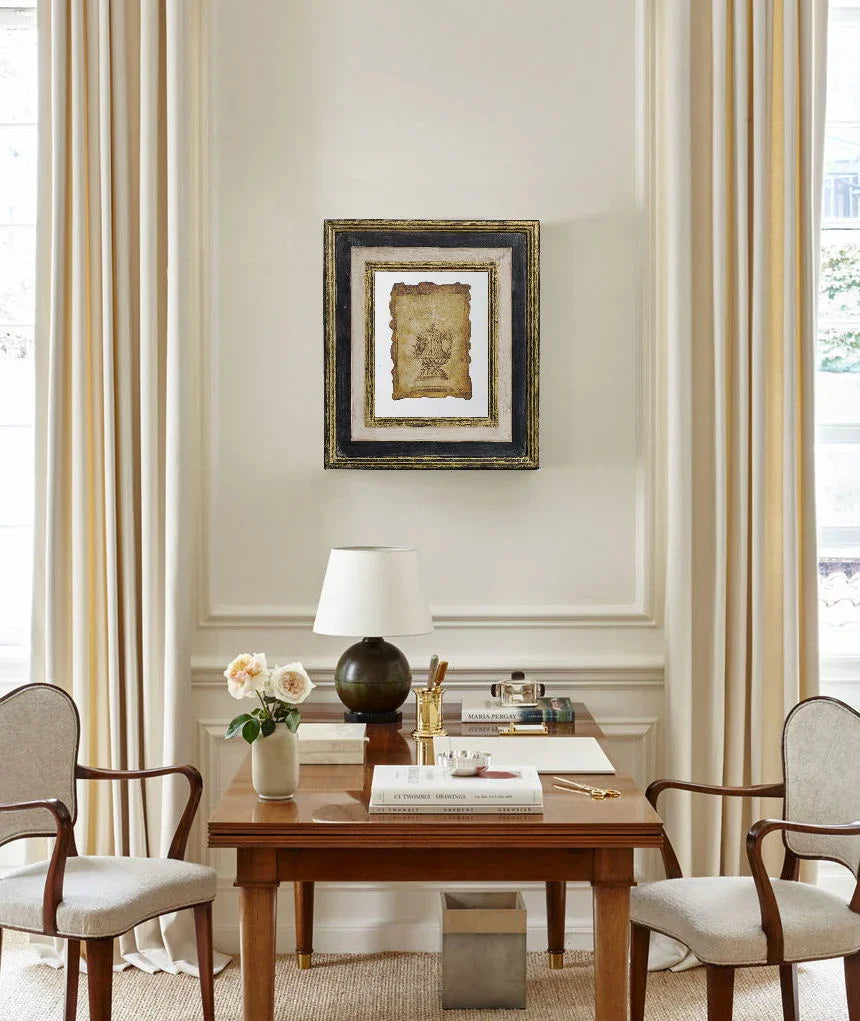 Lucian - Stylish Framed Antiqued Sculpture Print - Furniture Home Direct