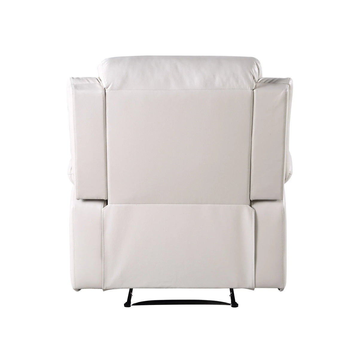 Eilbra - Synthetic Leather Power Motion Recliner - Beige - Furniture Home Direct