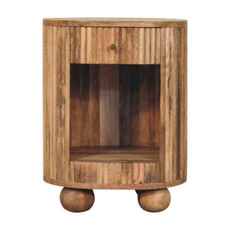Soba - Ball Drawer Bedside Table - Furniture Home Direct