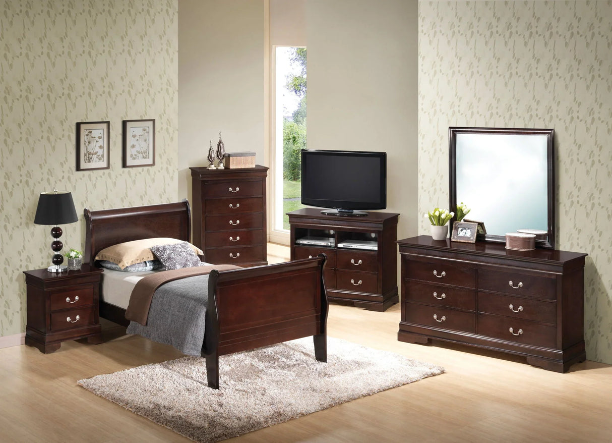 Panel Sleigh Bed - Furniture Home Direct