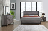 Queen Bedroom Set With Bed Dresser Nightstand Casual Gray - Furniture Home Direct