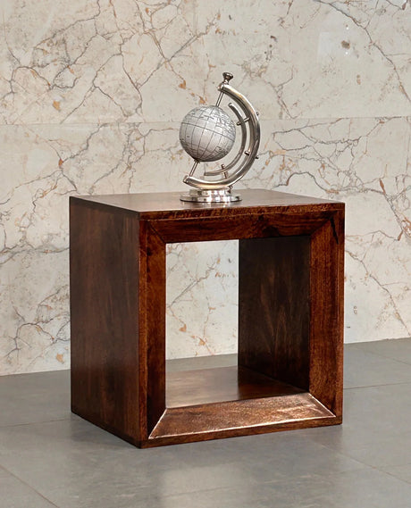 Solis - Open Side Table - Brown - Furniture Home Direct