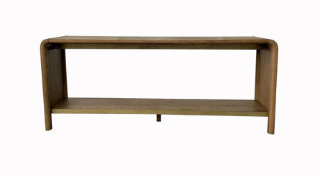 Waterfall - Console Table - Light Brown - Furniture Home Direct