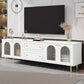 TV Cabinet With 2 Drawers And 2 Cabinets - Furniture Home Direct