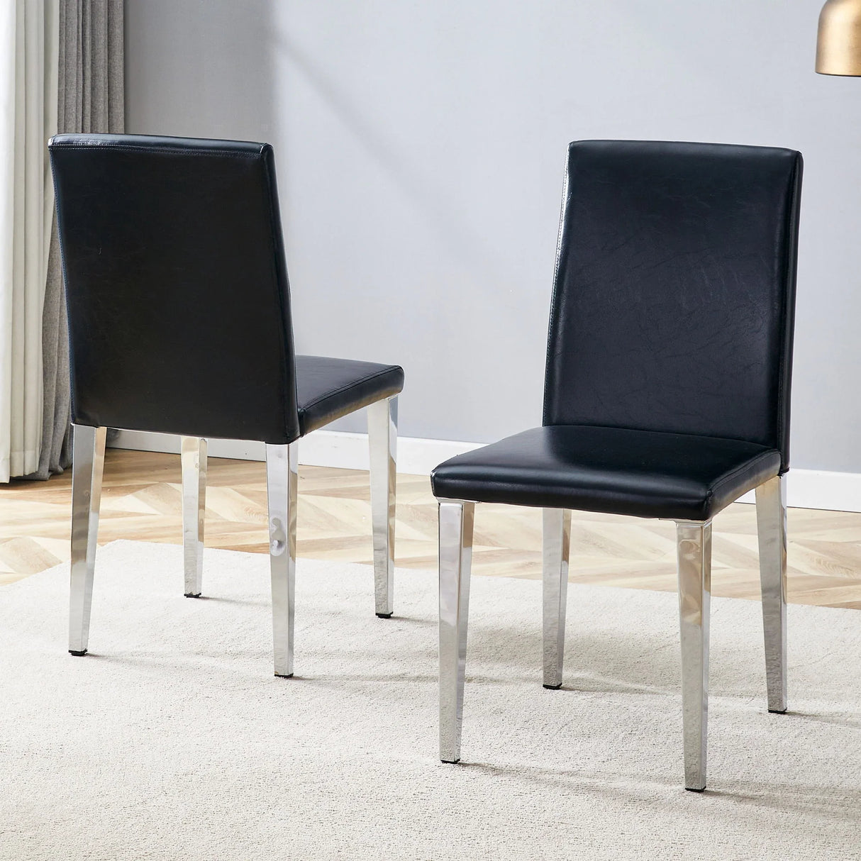 Simple And Versatile Dining Chairs With Metal Legs - Furniture Home Direct