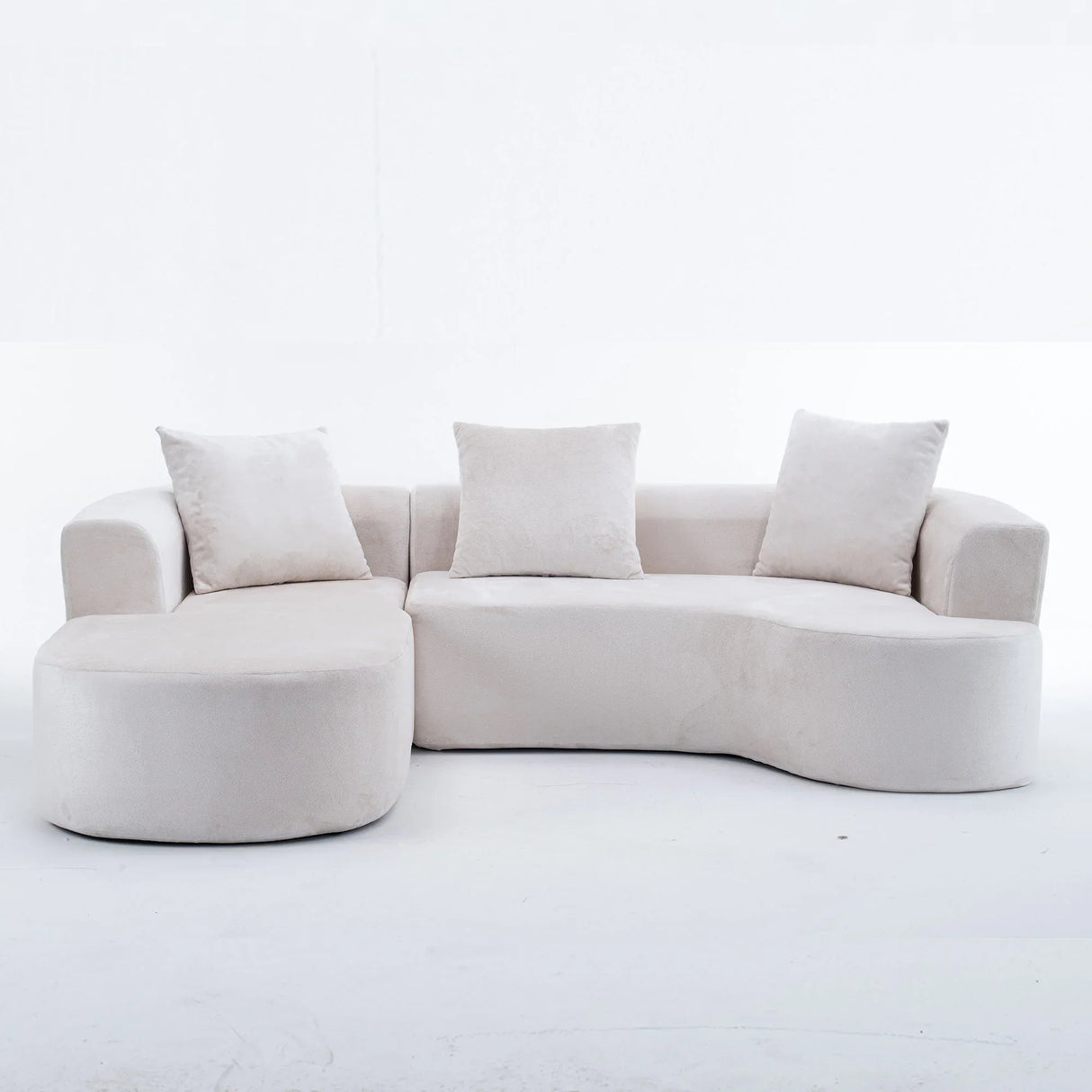 Modular Sectional Sofa With L Shape Chaise With Deep Seat - Furniture Home Direct