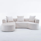 Modular Sectional Sofa With L Shape Chaise With Deep Seat - Furniture Home Direct