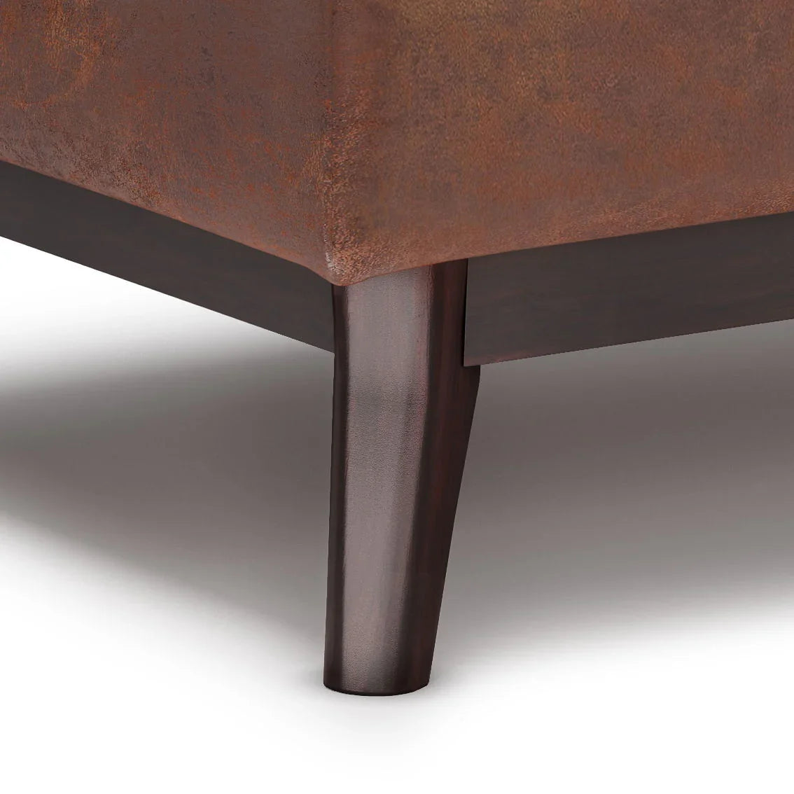 Owen - Tray Top Small Coffee Table Upholstered Storage Ottoman - Furniture Home Direct