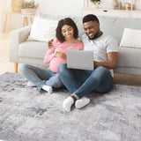 Marfi - Abstract Area Rug - Furniture Home Direct