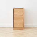 Free-Standing Corner Storage Cabinet For Living Room