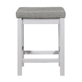 Counter Height Dining Set With USB Ports And Drawer White - Furniture Home Direct