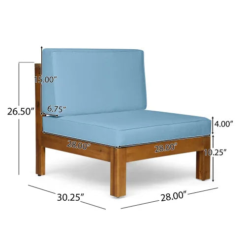 Outdoor Modular Sofa - Blue - Furniture Home Direct