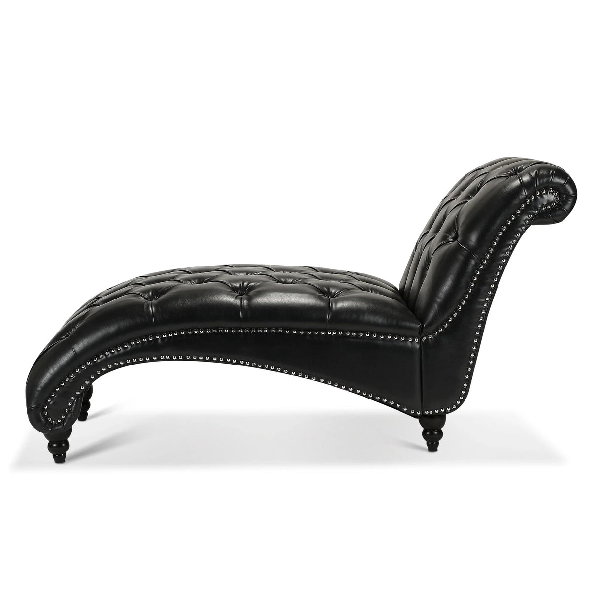 Tufted Armless Chaise Lounge - Furniture Home Direct
