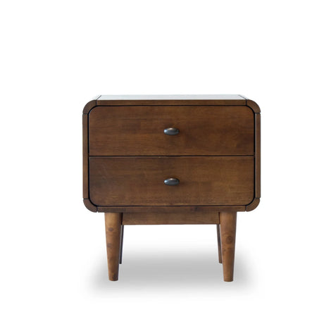 Alexa - Mid-Century Modern Style Night Stand - Brown - Furniture Home Direct