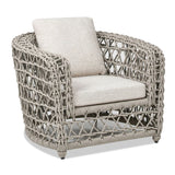 Everly - Frame Barrel Deep Seating Patio Arm Chair Axroma Olefin - Oat Beige - Furniture Home Direct
