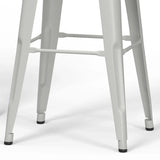 Fletcher - Handcrafted Metal Stool (Set of 2) - Furniture Home Direct