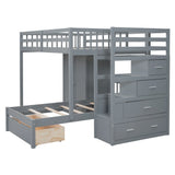 Bunk Bed With Wardrobe, Drawers - Furniture Home Direct