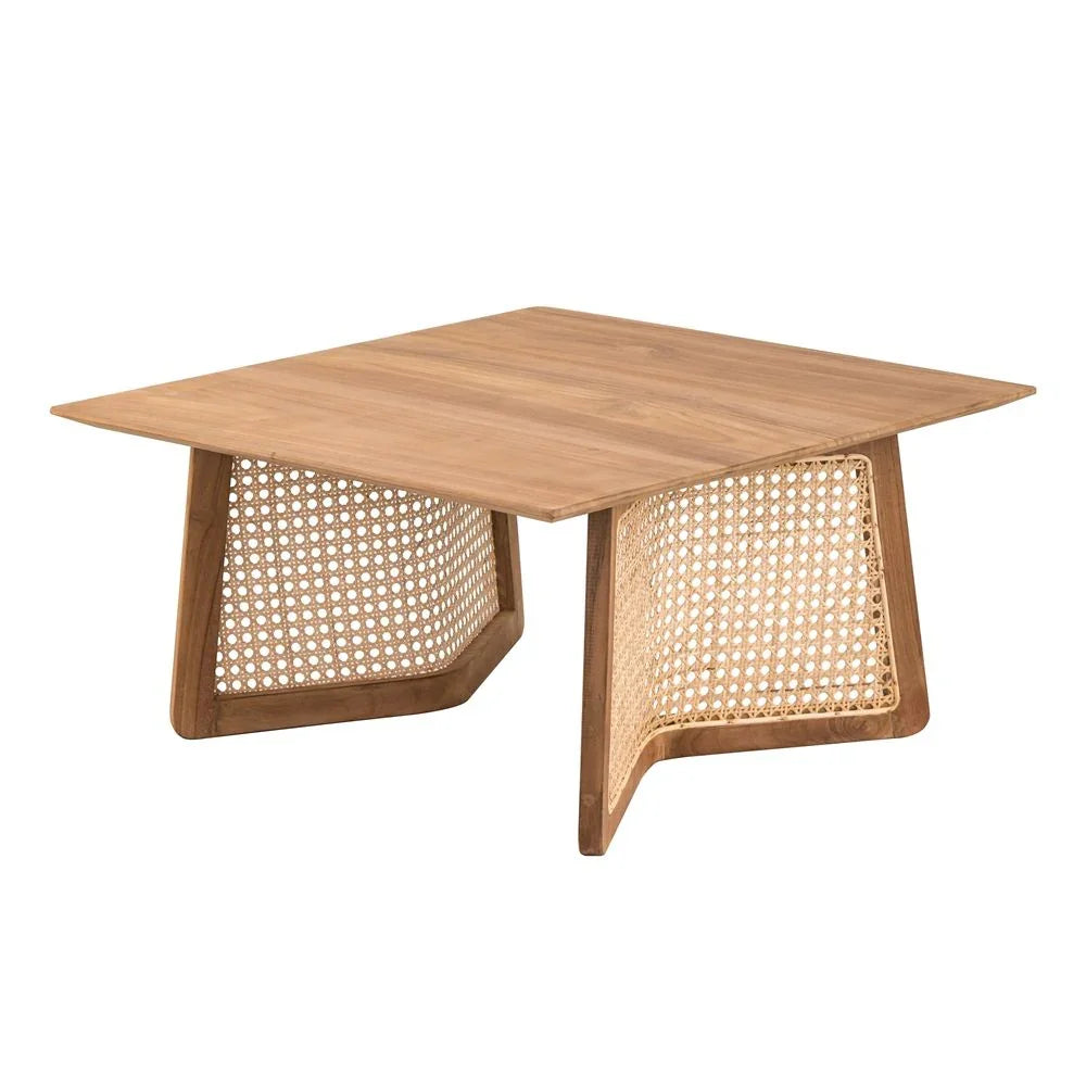Teak Coffee Table - Natural Wood / Brown - Furniture Home Direct