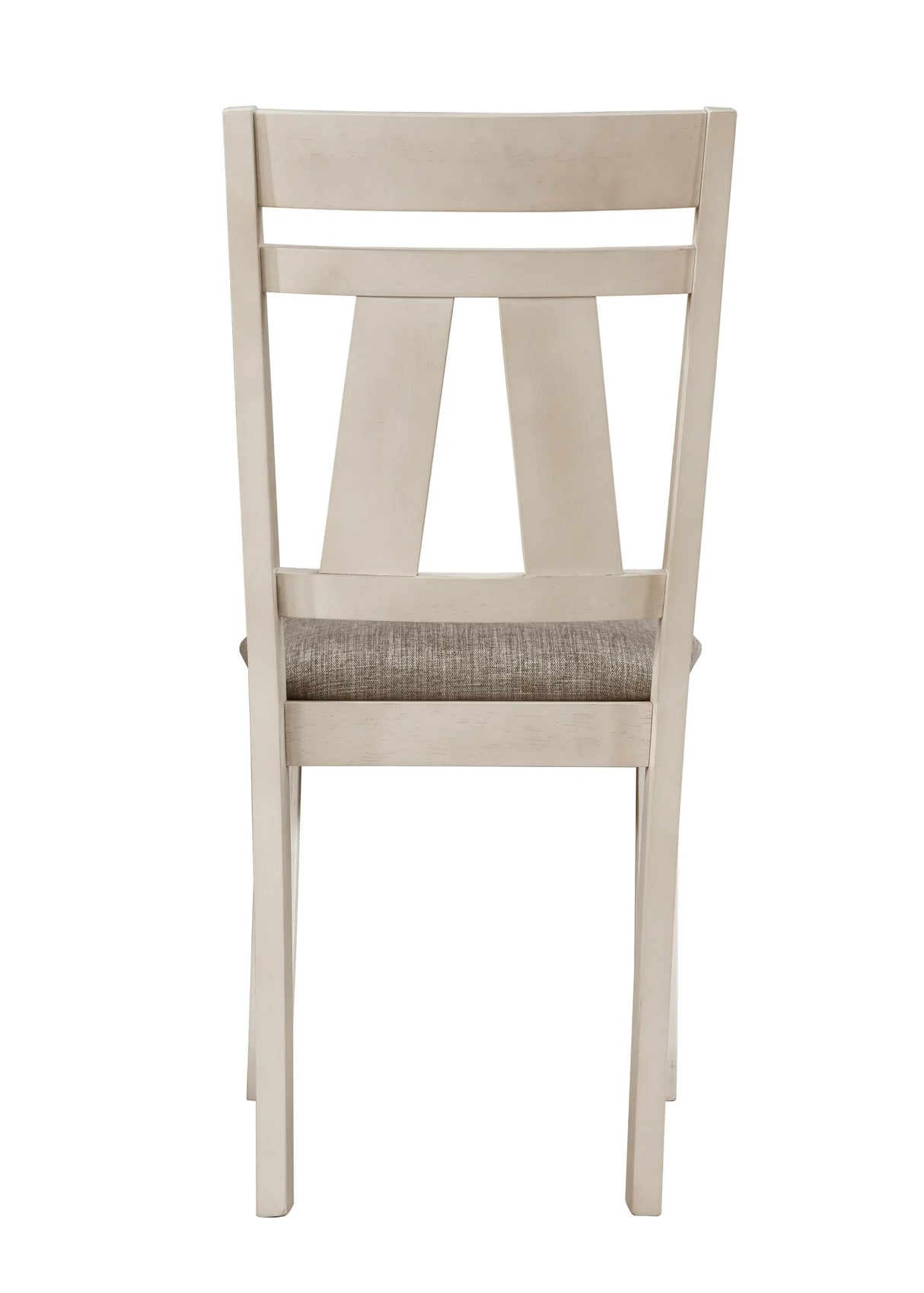Dining Set Extendable Table with 6 Upholstered Chairs Cream - Furniture Home Direct