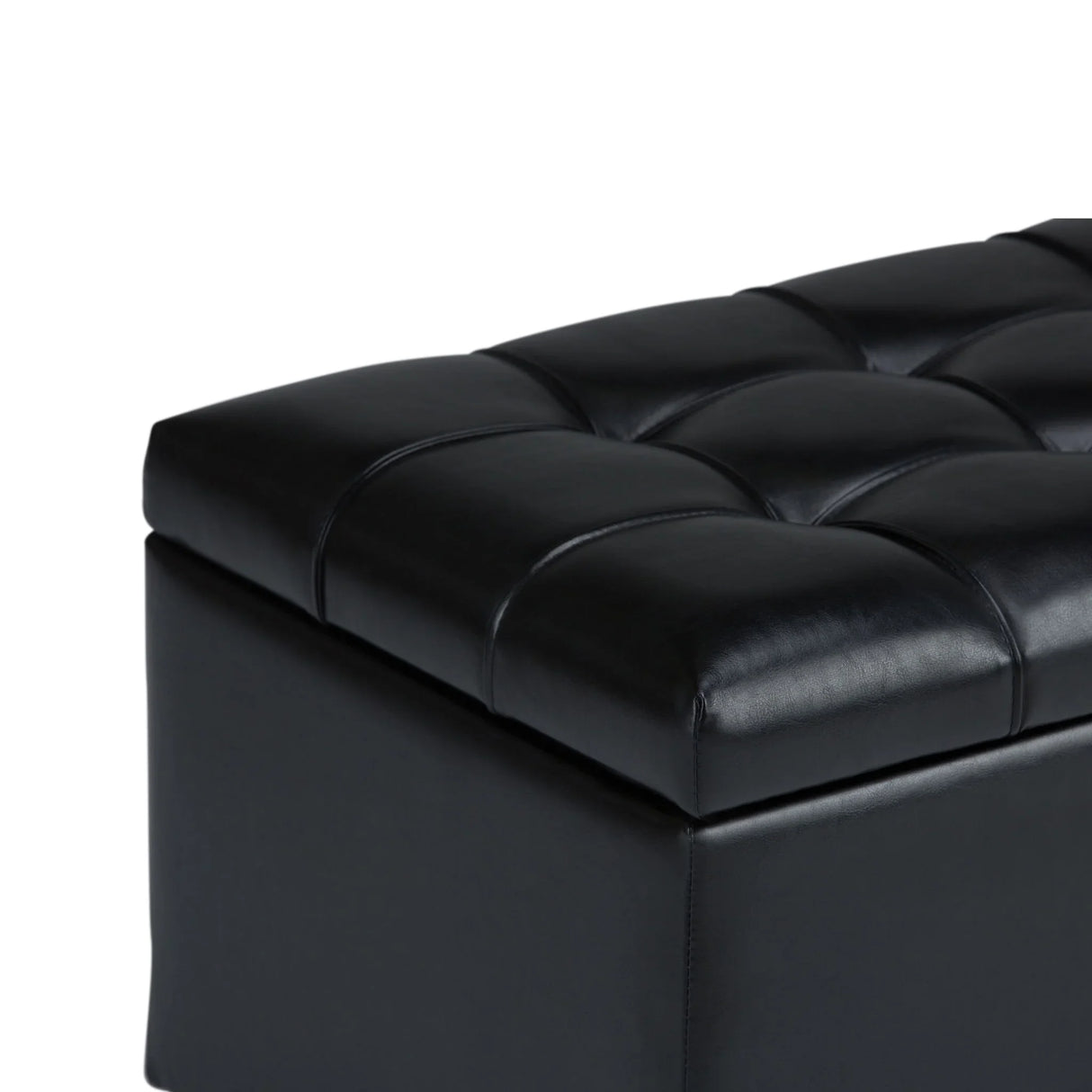 Sienna - Upholstered Storage Ottoman Bench - Furniture Home Direct