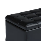 Sienna - Upholstered Storage Ottoman Bench - Furniture Home Direct