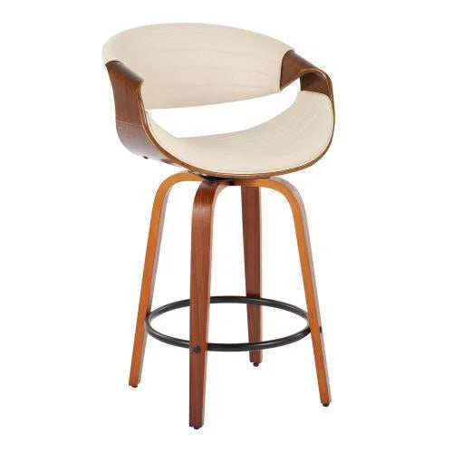 Symphony - Mid Century Stylish Design Modern Counter Stool (Set of 2) - Furniture Home Direct