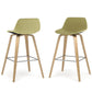 Randolph Bentwood - Upholstered Counter / Bar Height Stool (Set of 2) - Furniture Home Direct