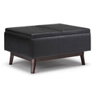 Owen - Tray Top Small Coffee Table Upholstered Storage Ottoman - Furniture Home Direct