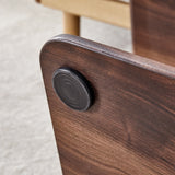 Coffee Table Modern Rectangular Walnut Finish Walnut - Furniture Home Direct