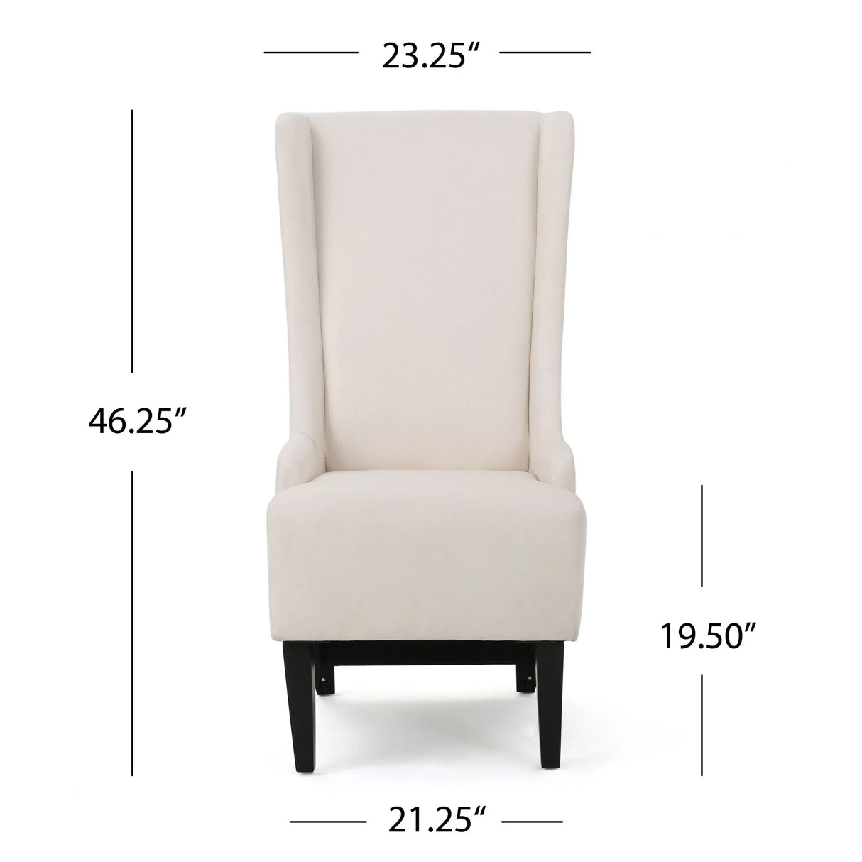 Alight - Upholstered Dining Chair With High Back And Birch Wood Legs (Set of 2)