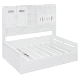 Daybed With All-In-One Cabinet And Shelf - Furniture Home Direct
