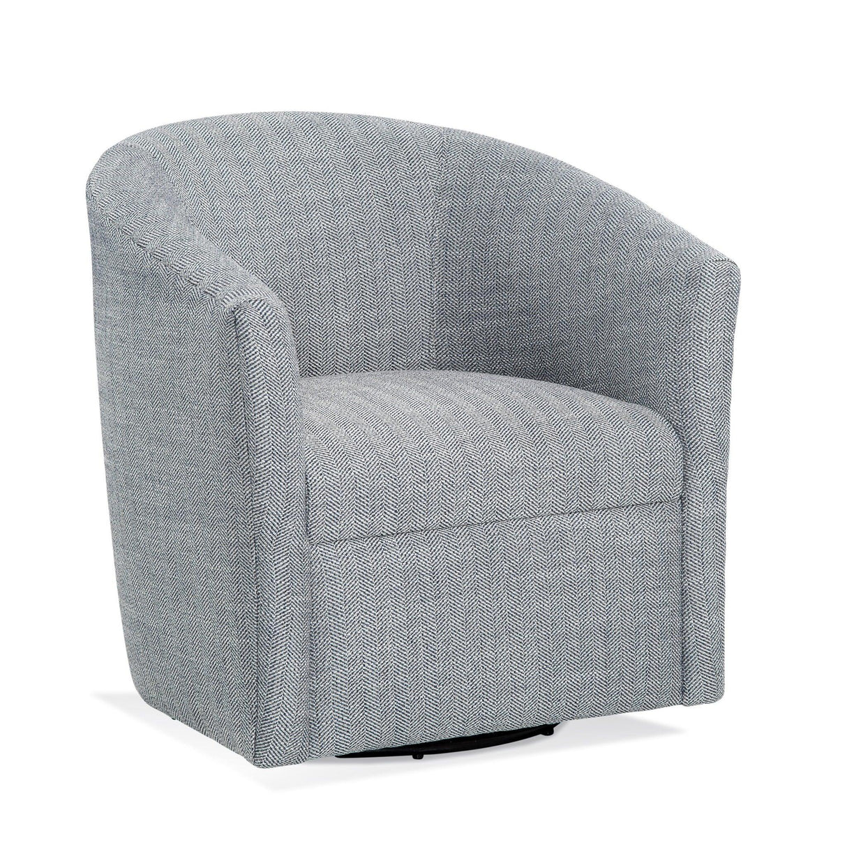 Lainey - Swivel Barrel Chair With 360 Degree Rotation - Furniture Home Direct