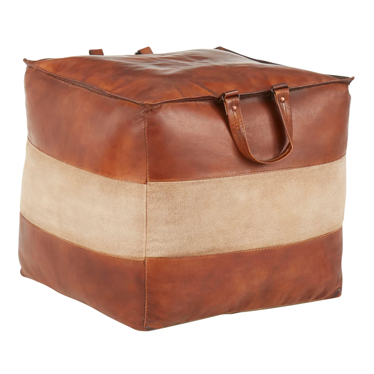 Cobbler - Industrial Pouf - Furniture Home Direct