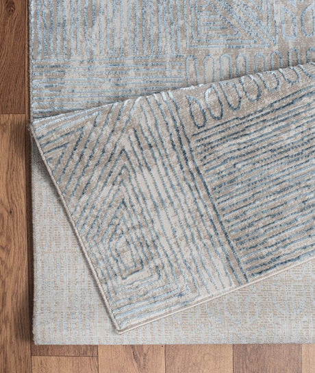Elegance - 5'3" X 7'3" Area Rug - Blue - Furniture Home Direct