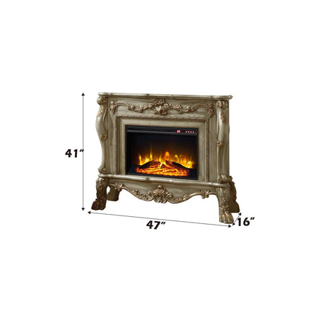 Dresden - Fireplace - Gold Patina - Furniture Home Direct