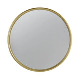 Round Mirror, Circle Mirror With Iron Frame For Living Room Bedroom Vanity Entryway Hallway - Furniture Home Direct