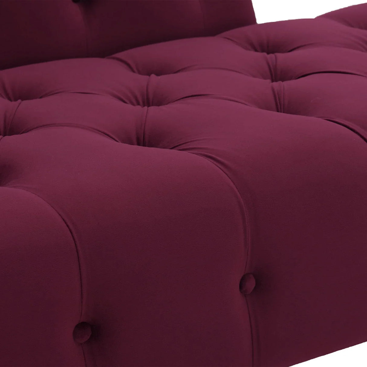 Samuel - Tufted Roll Arm Chaise Lounge - Furniture Home Direct