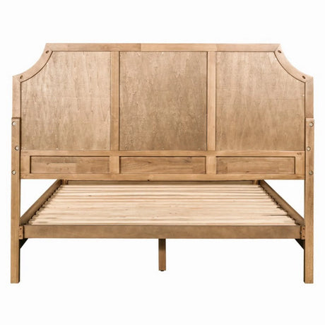 Lily Pond - Queen Platform Bed Toasted - Natural - Furniture Home Direct