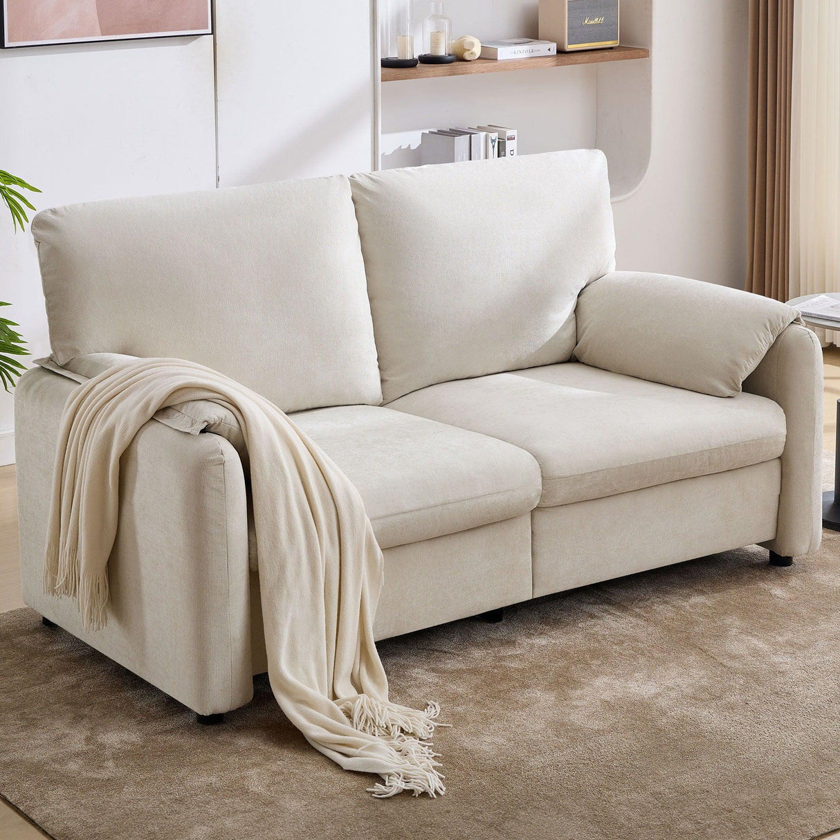 Modern Minimalist Down Filled Sofa - Furniture Home Direct